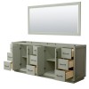 Strada 84" Double Light Green (Vanity Only Pricing)